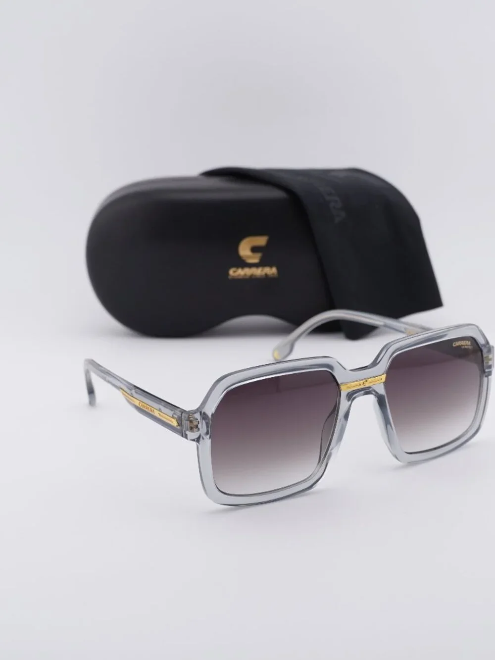 Carrera VICTORY C 08/S 0KB7 9K Square Sunglasses - Grey / Green